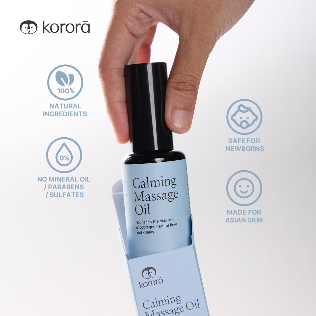 Korora Calming Massage Oil (50ml)