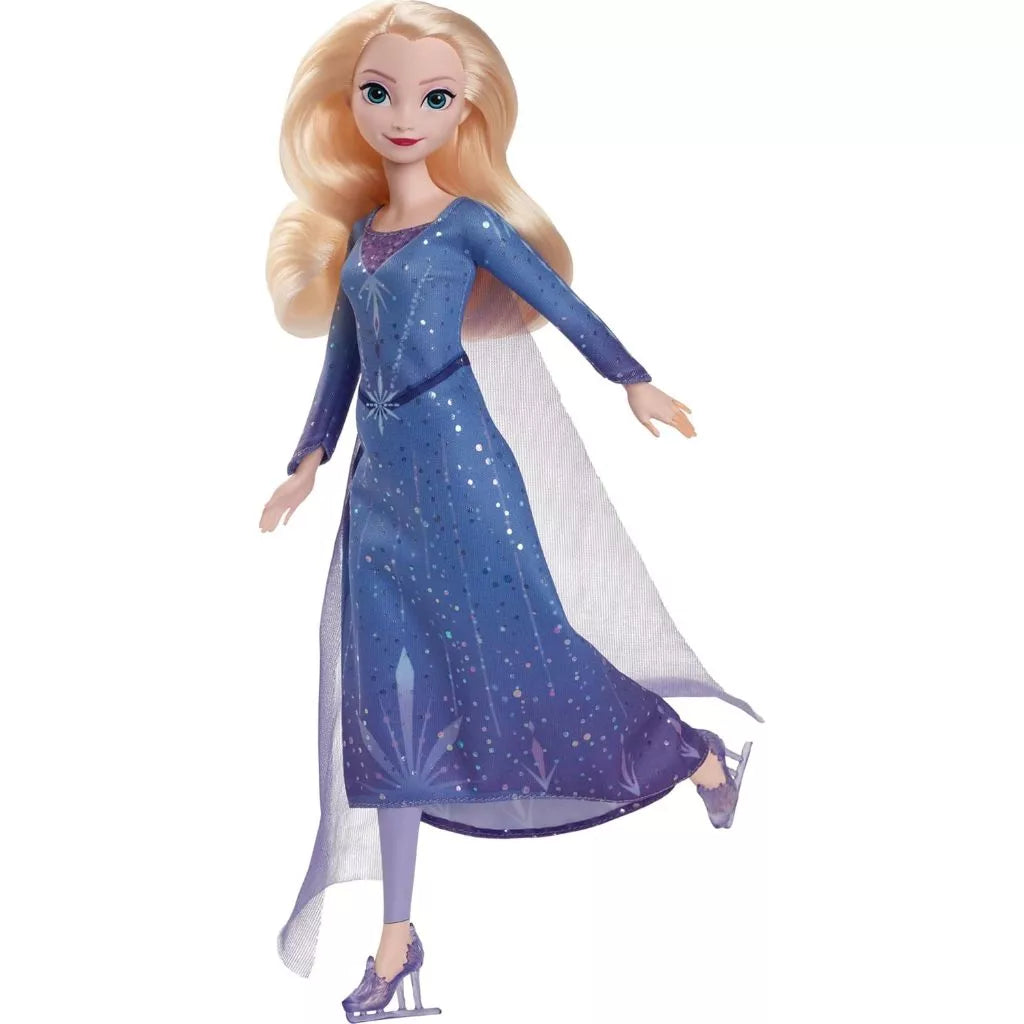Fisher-Price Disney Frozen Ice-Skating Elsa Fashion Doll With Skates & Shoes Inspired By Frozen: Winter Festival
