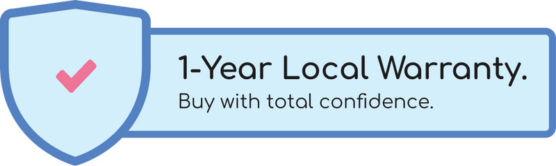 1-Year Local Warranty