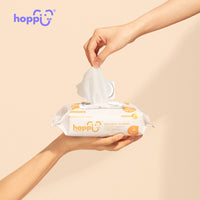 Hoppi 80 Sheets 3-In-1 Bundle Pack Antibacterial Wet Wipes