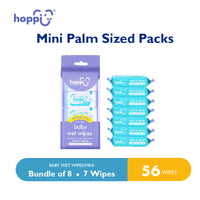 Hoppi 7 Sheets 8-in-1 Bundle Pack Baby Wet Wipes - Astra Family