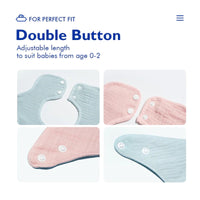 Hoppi Baby Pure Cotton Bib 2pieces/set