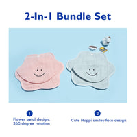 Hoppi Baby Pure Cotton Bib 2pieces/set