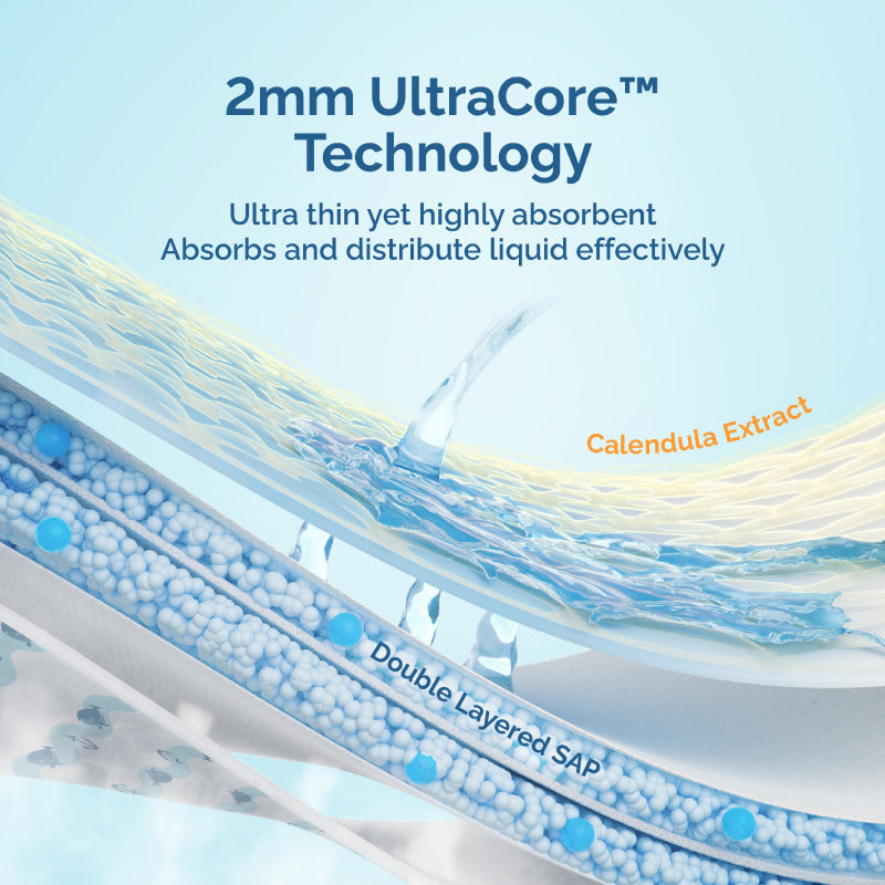 Hoppi  Tape Diapers S - 56 pcs