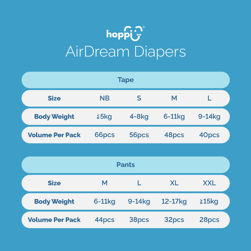 Hoppi AirDream Baby Diaper Pants