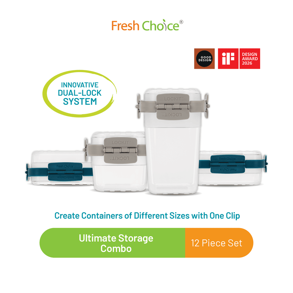 Fresh Choice LOCKIT Square & Rectangle 12-Piece Set