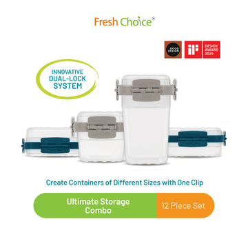 Fresh Choice LOCKIT Square & Rectangle 12-Piece Set