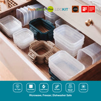 Fresh Choice LOCKIT Rectangle 9-Piece Set