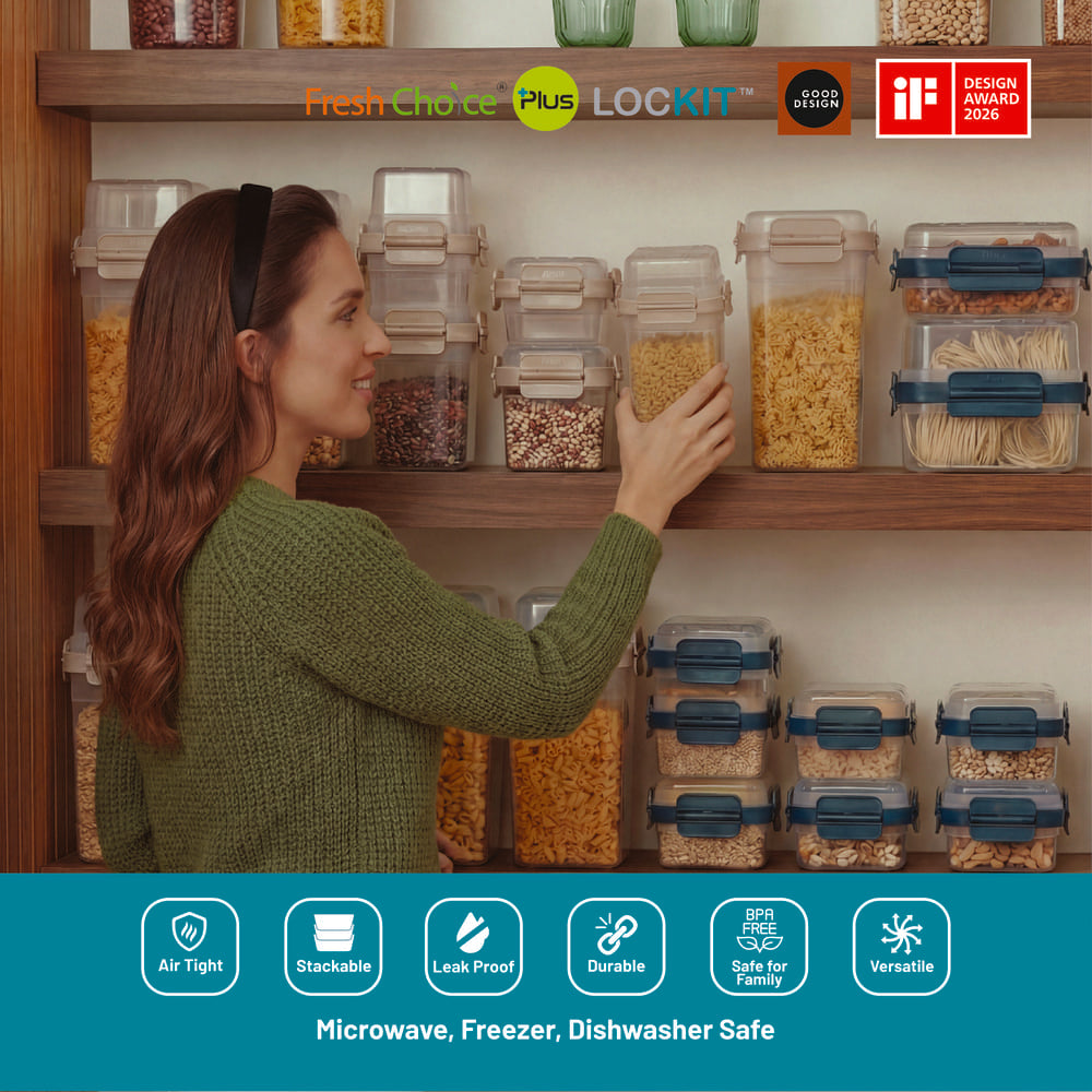 Fresh Choice LOCKIT Rectangle 9-Piece Set