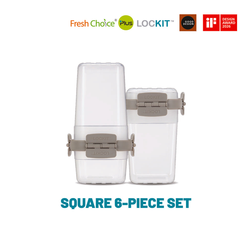 Fresh Choice LOCKIT Square 6-Piece Set