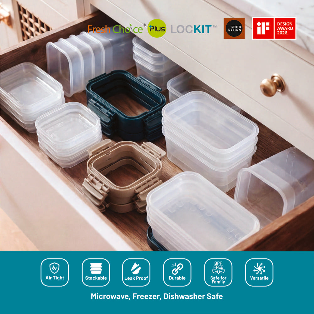 Fresh Choice LOCKIT Square 4-Piece Set