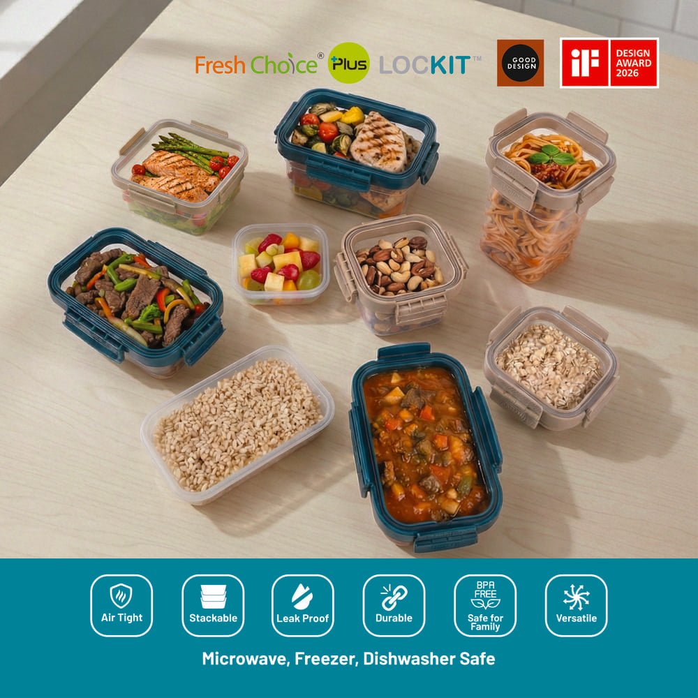 Fresh Choice LOCKIT Square 4-Piece Set