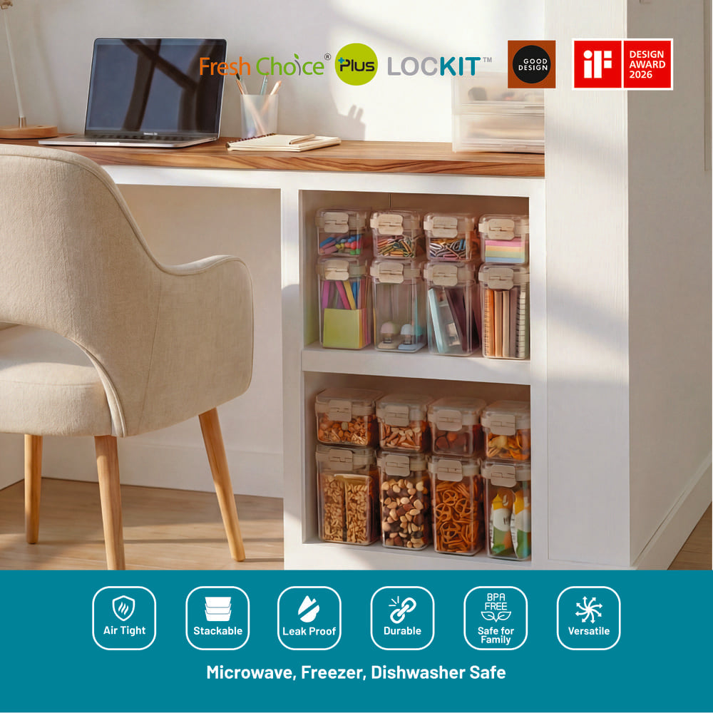 Fresh Choice LOCKIT Square 4-Piece Set