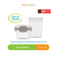 Fresh Choice LOCKIT Square 4-Piece Set