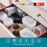 Fresh Choice LOCKIT Rectangle 4-Piece Set