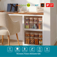 Fresh Choice LOCKIT Rectangle 4-Piece Set