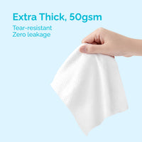 Hoppi Wet Wipes - 80 Sheets-3 in 1 Bundle Pack (with White Cap)