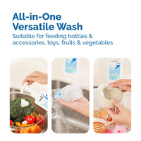 Hoppi Baby Bottle , Fruit, Vegetables Foam Cleanser 500ml