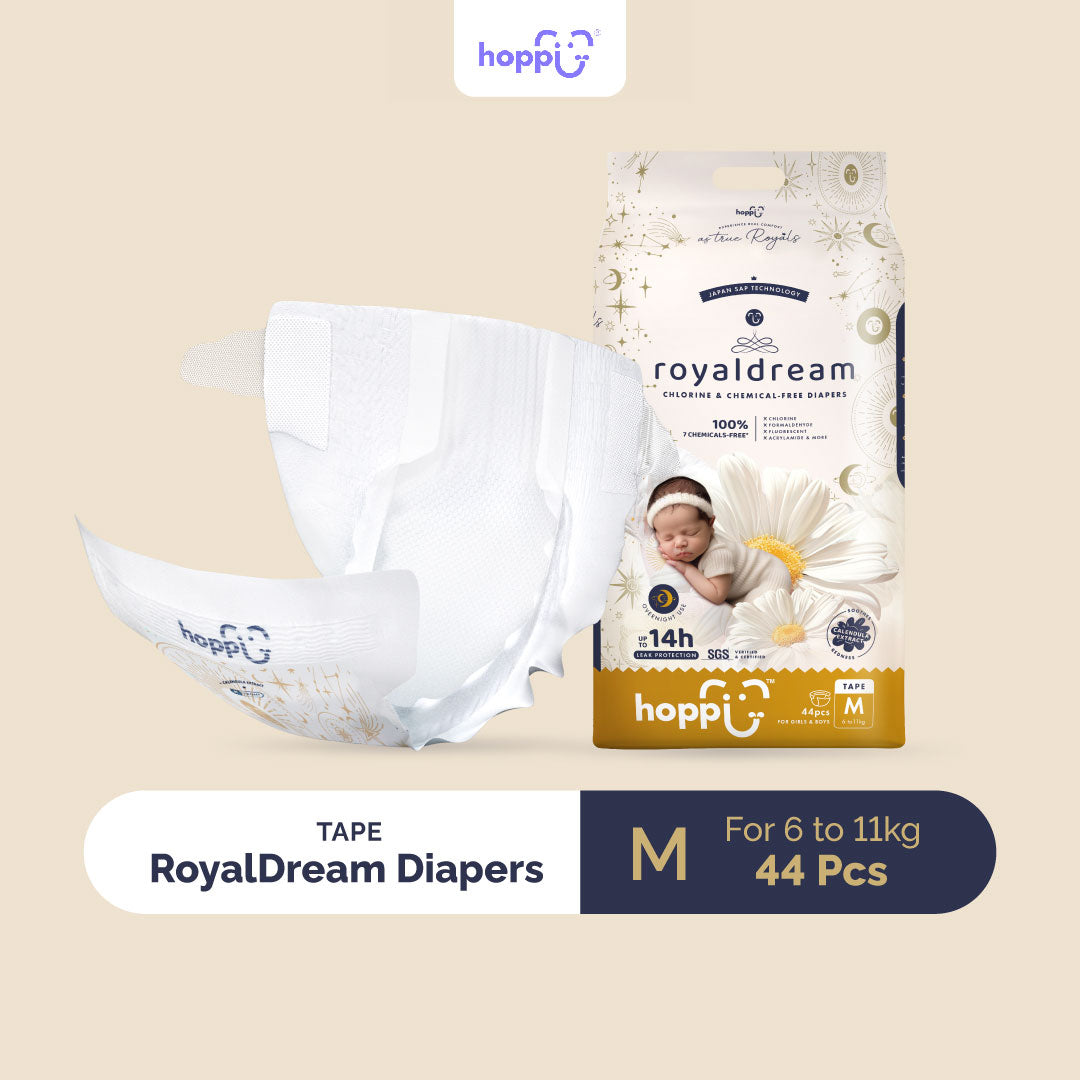 Hoppi Royal Dream Diaper Tape M (44 Packs)