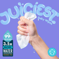 Hoppi 99% Premium Water Baby Wipes - 20 sheets - 5 in 1 Bundle Pack - Astra Family