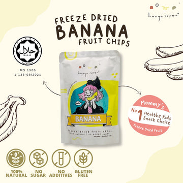 Hanya Freeze-Dried Banana 20gm - Astra Family