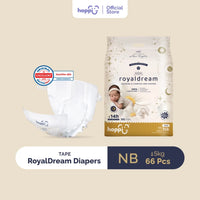 [CARTON] Hoppi RoyalDream Baby Diaper Tape X4 - Astra Family