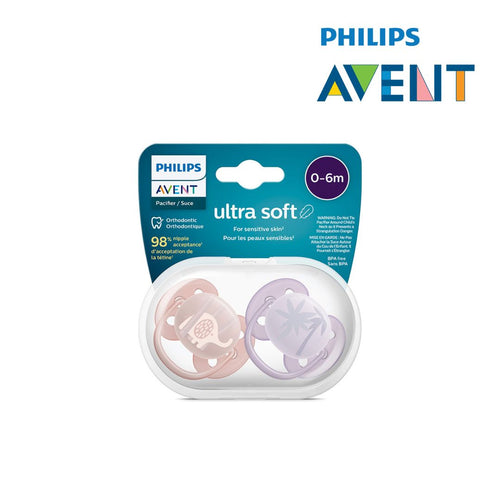 Philips Avent Soother Soft 0-6M G Dc9 X2