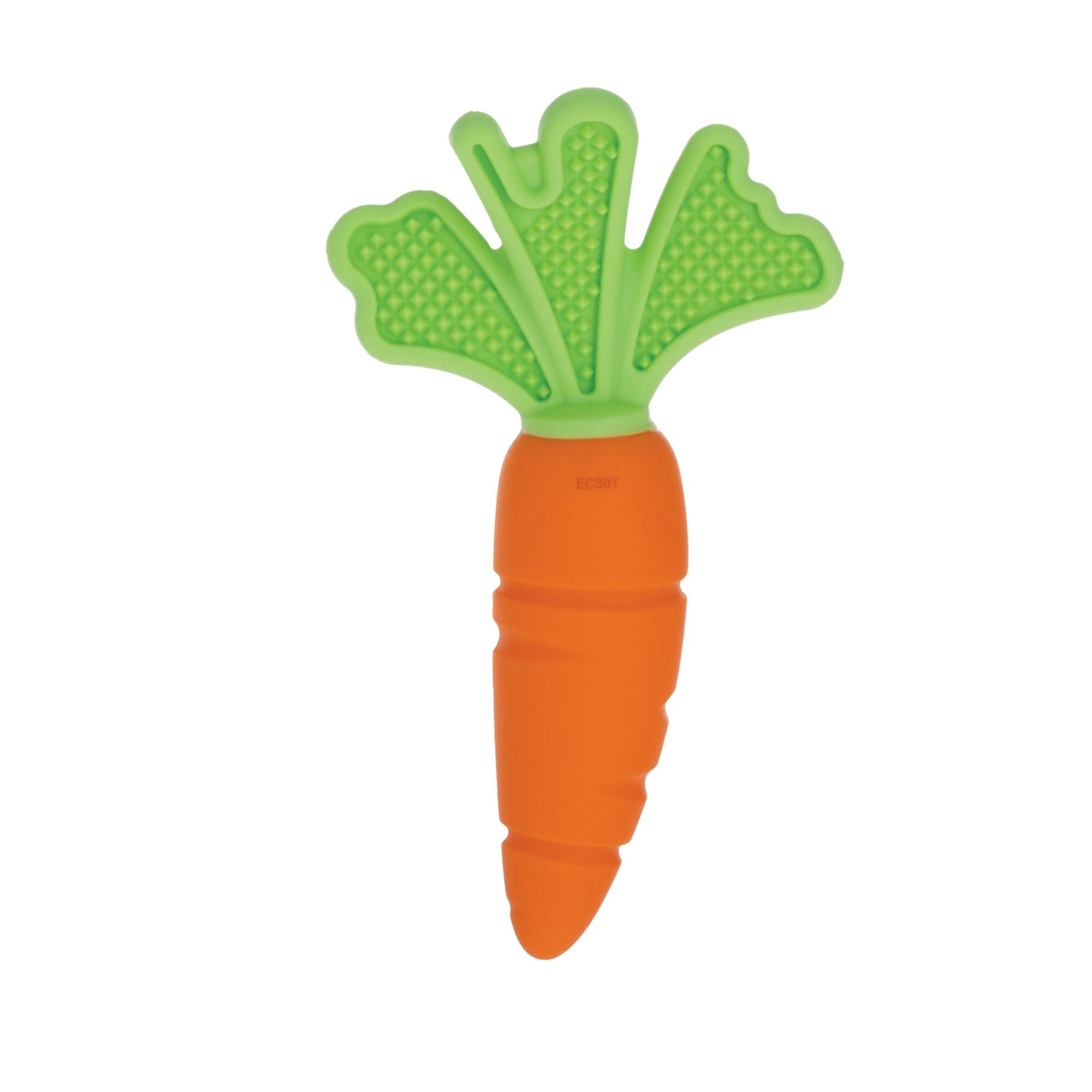 Nuby NanaNubs Banana Massaging Toothbrush and Carrot Teether - (2 Pack) Baby Teething Toys for 3+ Months