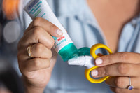 Nuby NanaNubs Banana Massaging Toothbrush and Carrot Teether - (2 Pack) Baby Teething Toys for 3+ Months