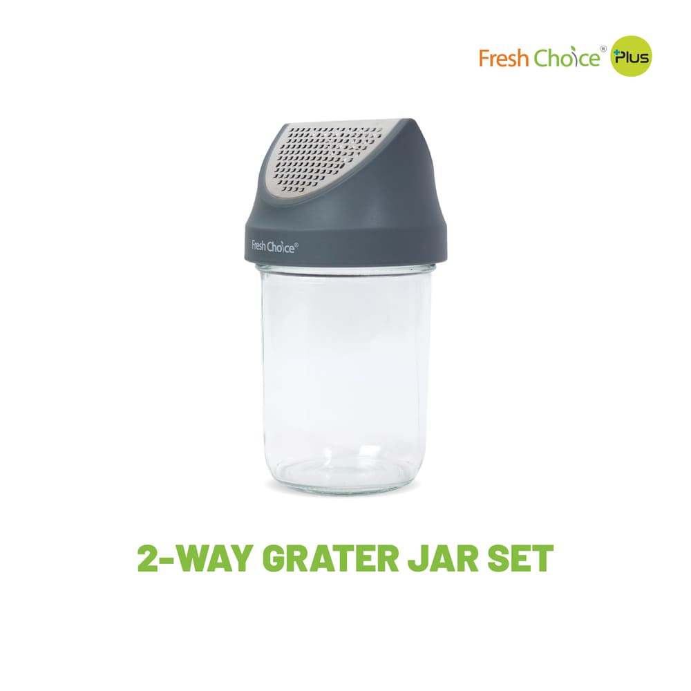 Fresh Choice 2 Way Grater Jar Set