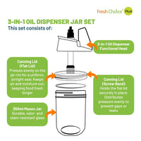 Fresh Choice Oil Dispenser Set