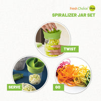 Fresh Choice Spiralizer Jar Set