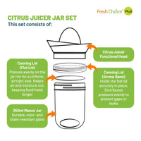 Fresh Choice Citrus Juicer Set