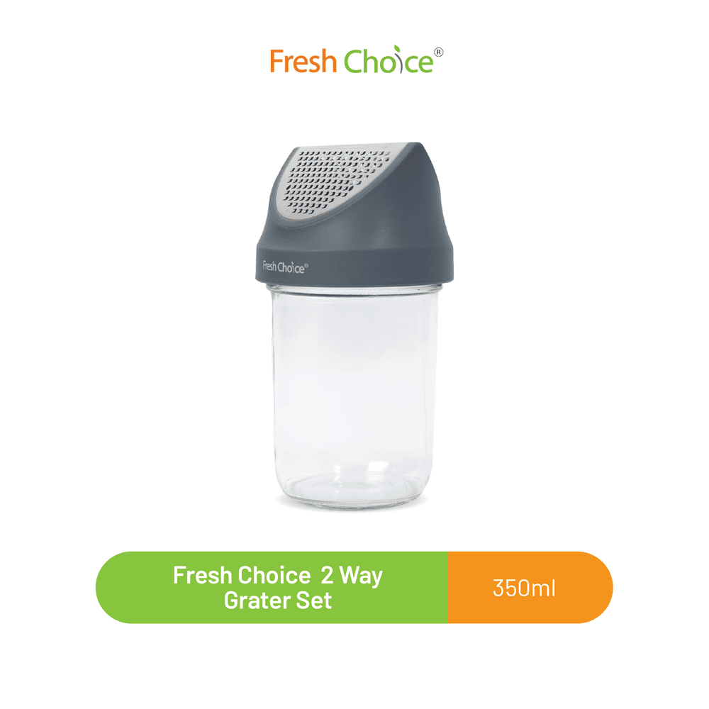 Fresh Choice 2 Way Grater Jar Set
