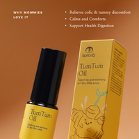 Korora Tum Tum Oil 15ml | Helps Relieve Colic & Support Digestion | Minyak Urut Perut Bayi | 婴儿舒缓肚子胀气按摩油