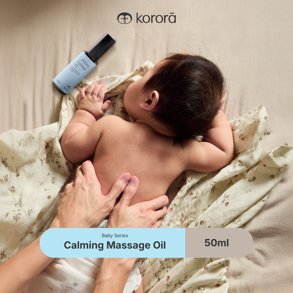 Korora Calming Massage Oil 50ml | Calm & Soothing for Sensitive Skin | Minyak Urut Bayi Menenangkan | 婴儿舒缓安睡按摩油