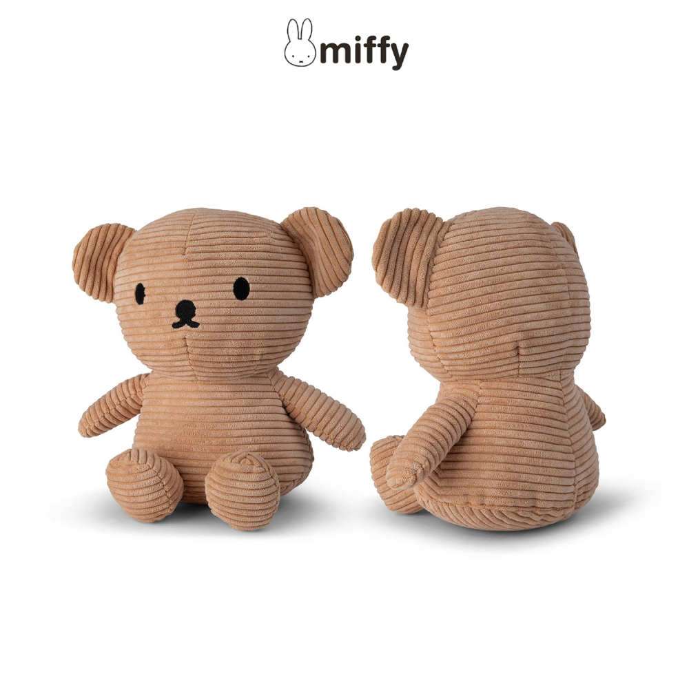 MIFFY Boris Bear 24cm Corduroy Beige