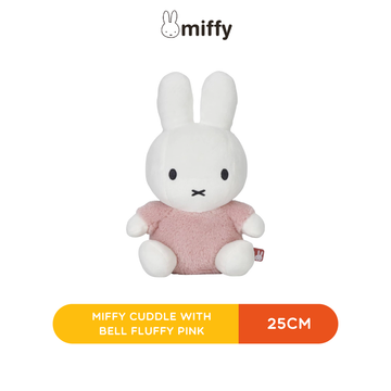 MIFFY Cuddle with Bell 25cm Fluffy Pink