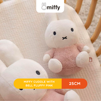 MIFFY Cuddle with Bell 25cm Fluffy Pink