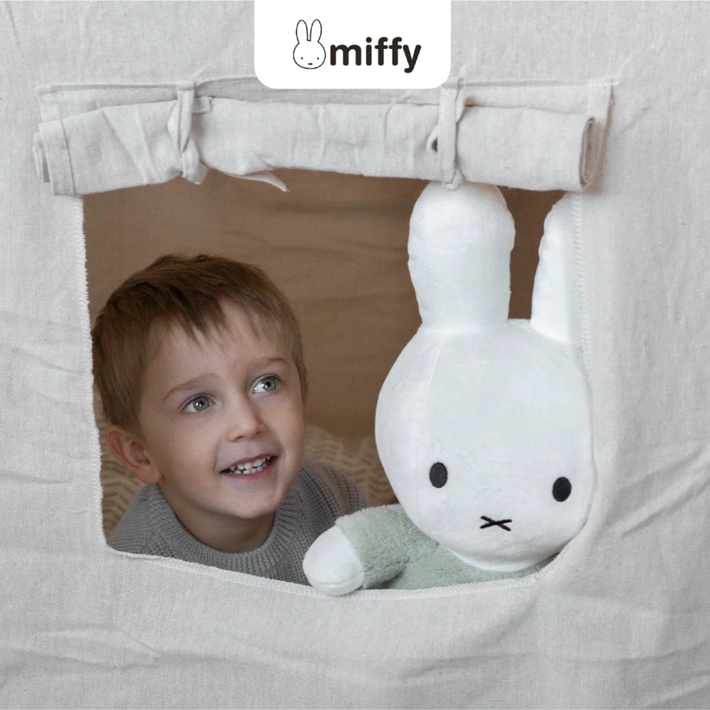 MIFFY Cuddle with Bell 35cm Fluffy Green
