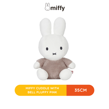 MIFFY Cuddle with Bell 35cm Fluffy Taupe