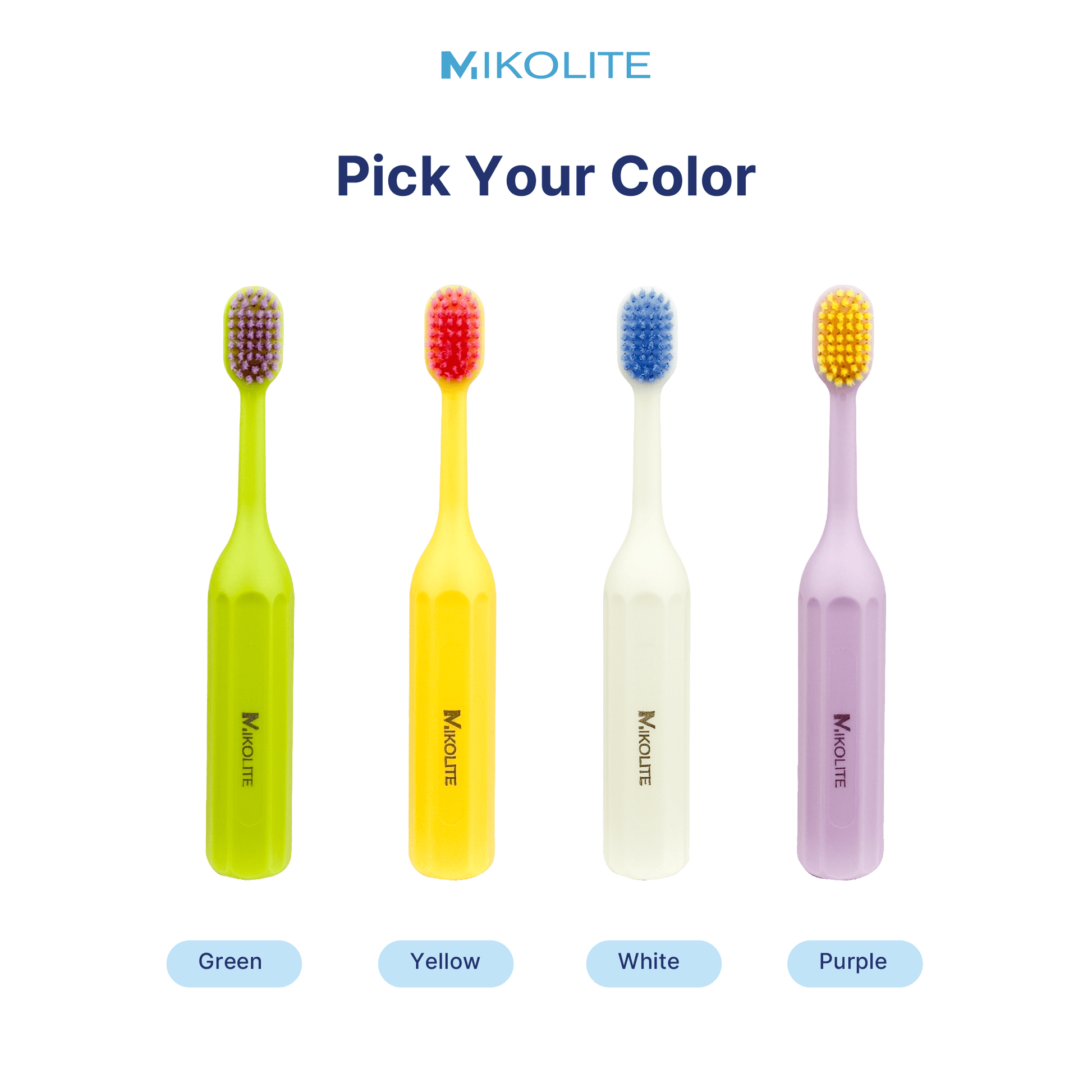 Mikolite Rom Child Soft Toothbrush x 2