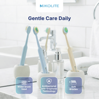 Mikolite Rom Ultra Soft Adult Toothbrush x 2