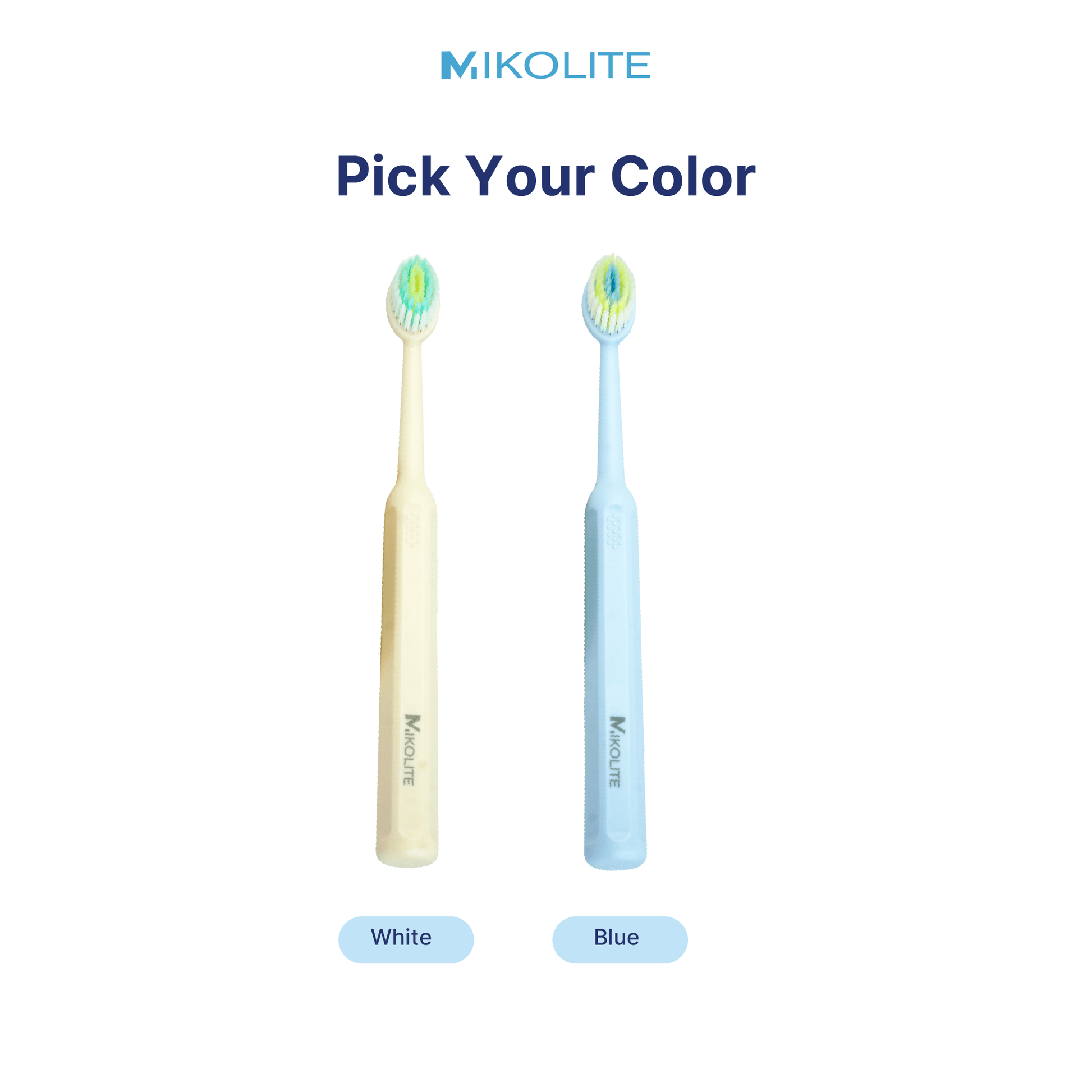 Mikolite Rom Ultra Soft Adult Toothbrush x 2