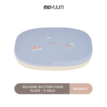 Moyuum Silicone Suction Food Plate - 5 Hole - Astra Family
