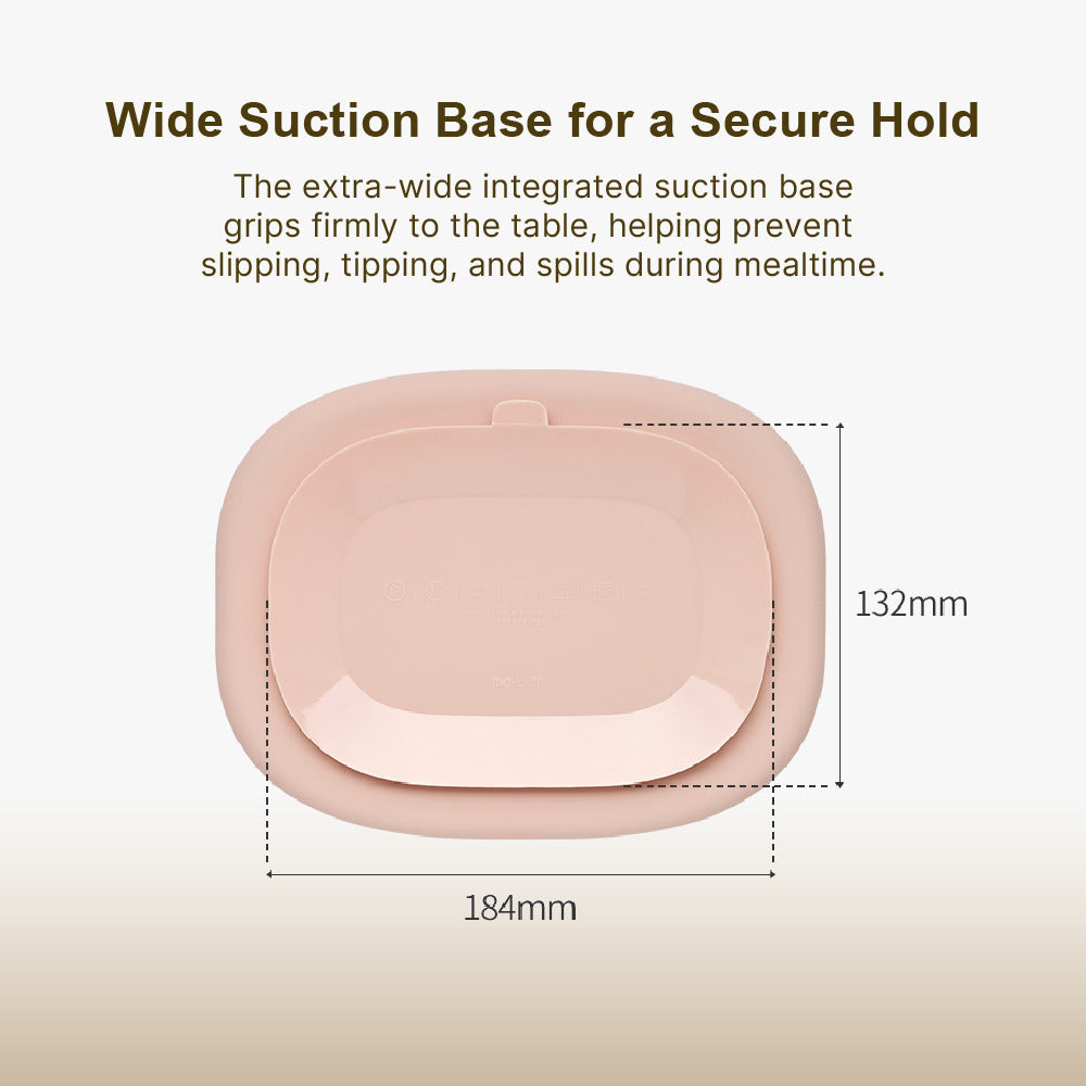 Moyuum Silicone Suction Food Plate - 5 Hole