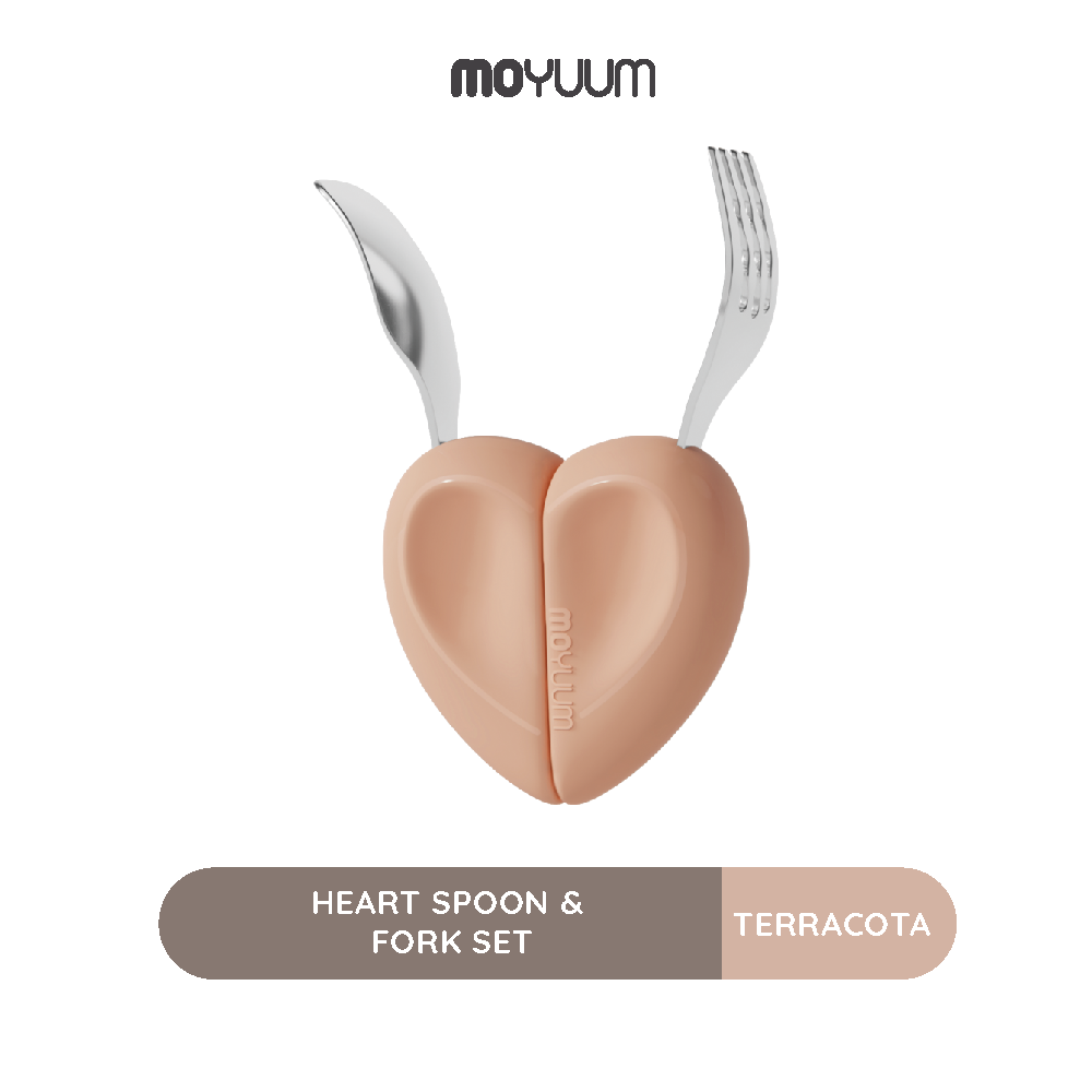 Moyuum Heart Spoon & Fork Set
