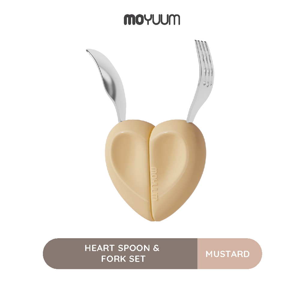Moyuum Heart Spoon & Fork Set