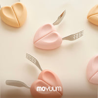 Moyuum Heart Spoon & Fork Set