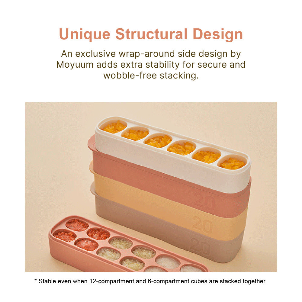 Moyuum Double-Sealed Silicone Multi Cube 6 Hole